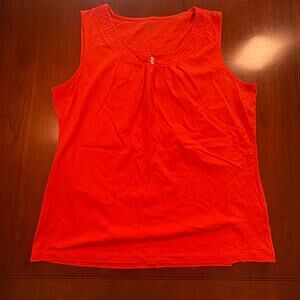 Croft & Barrow Sleeveless Top Size Large